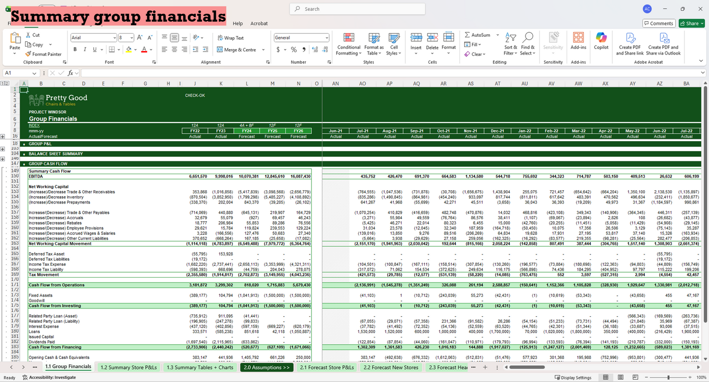 The Complete 3-Way Financial Modelling Course